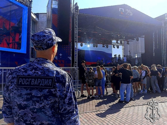В Иркутской области сотрудники Росгвардии обеспечили безопасность празднования Дня металлурга