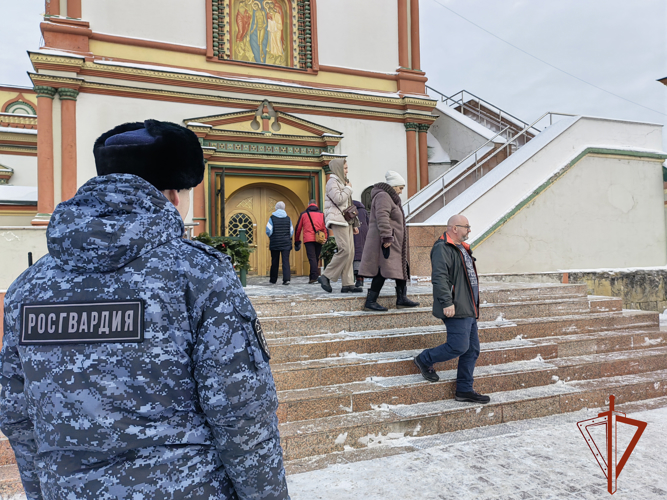 В Приангарье Росгвардия обеспечивает правопорядок в рождественские праздники