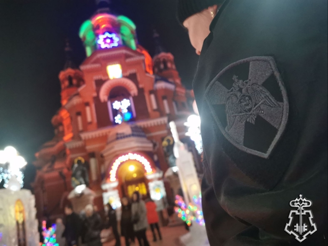 В Приангарье Росгвардия обеспечивает правопорядок в рождественские праздники