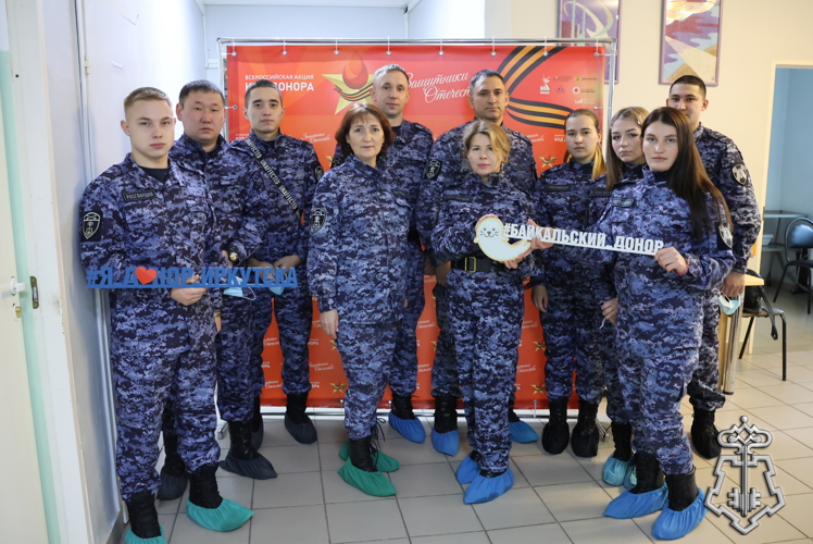 Донорская акция Росгвардии «От сердца к сердцу» стартовала в Иркутской области
