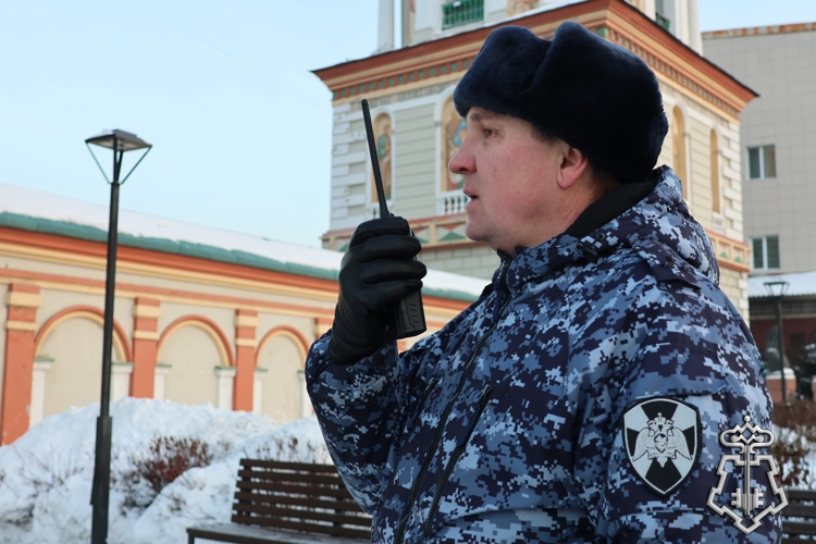 В Приангарье Росгвардия обеспечивает правопорядок в рождественские праздники