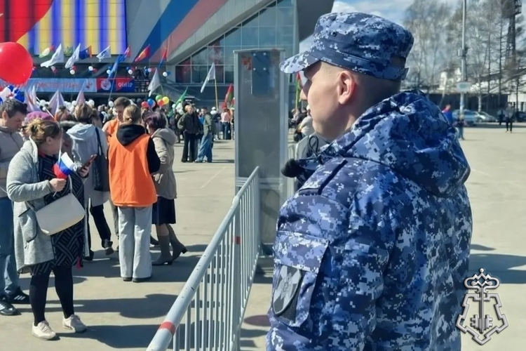 Росгвардия обеспечила безопасность празднования 1 мая в Иркутской области
